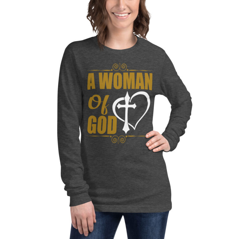 "A Woman Of God" Long Sleeve Tee - Image 8