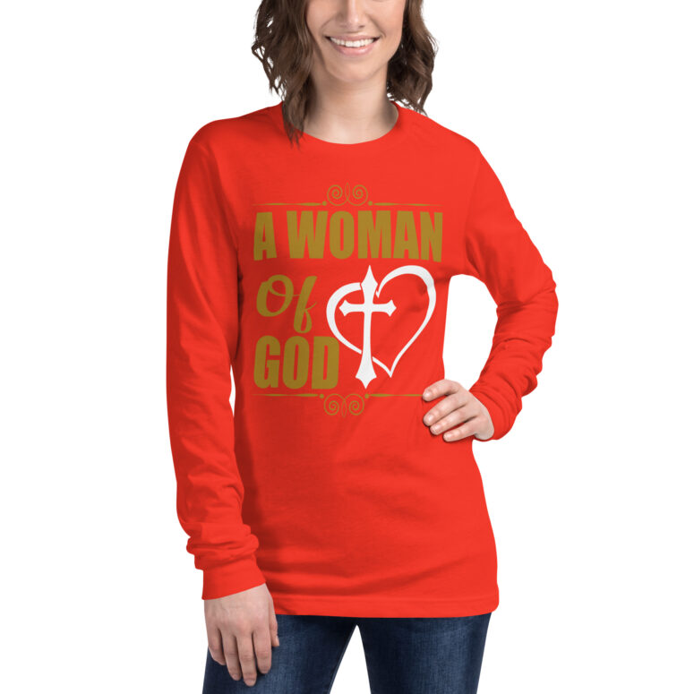 "A Woman Of God" Long Sleeve Tee - Image 12