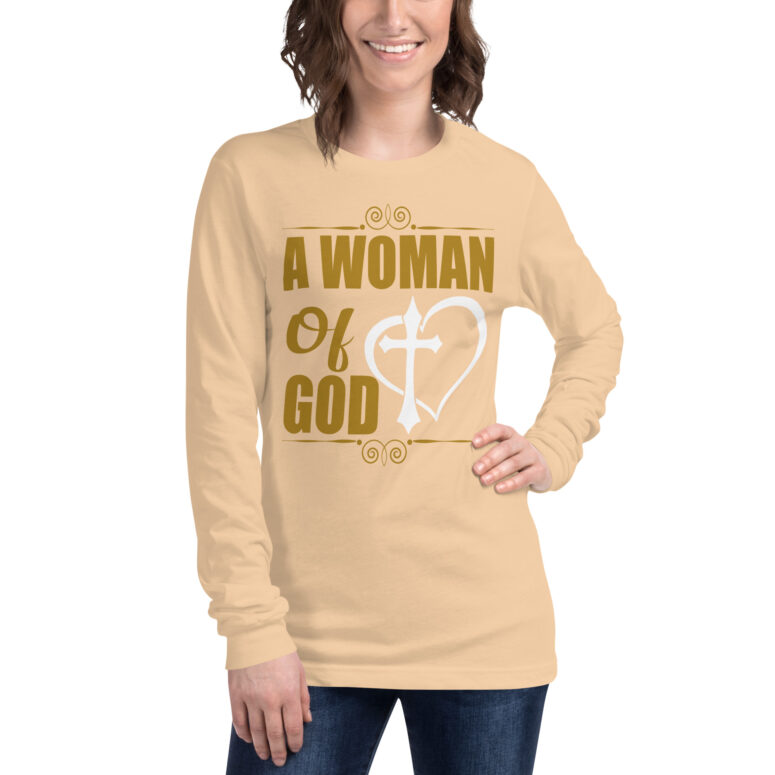 "A Woman Of God" Long Sleeve Tee - Image 16