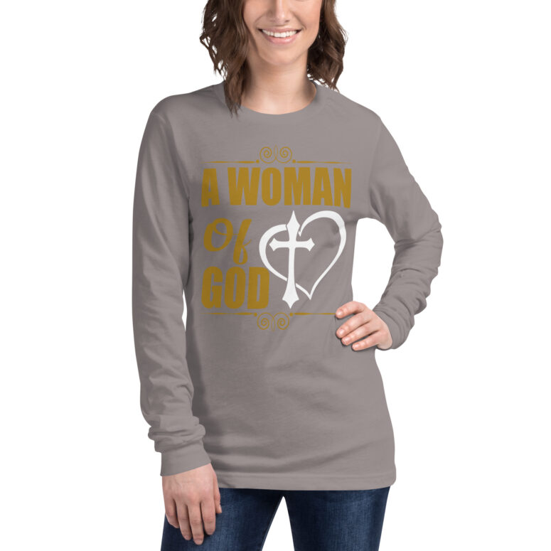 "A Woman Of God" Long Sleeve Tee - Image 14