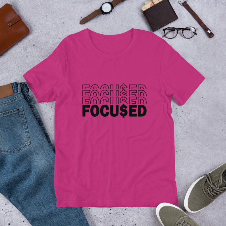 "Focused" Short-sleeve Unisex T-shirt - Image 27