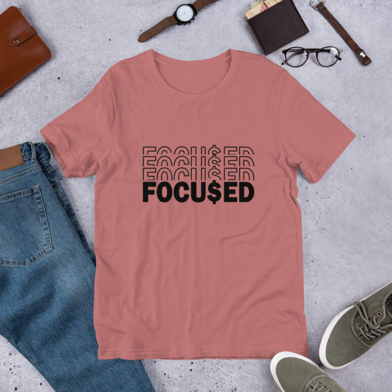 "Focused" Short-sleeve Unisex T-shirt - Image 28