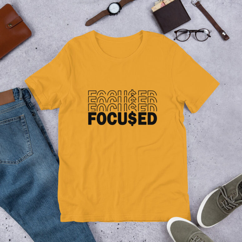 "Focused" Short-sleeve Unisex T-shirt - Image 29