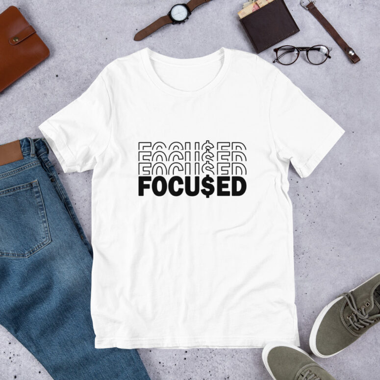 "Focused" Short-sleeve Unisex T-shirt - Image 24