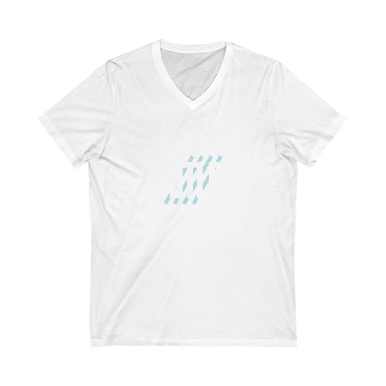 "Limitless" Unisex Jersey Short Sleeve V-Neck Tee - Image 3