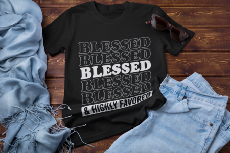 “Blessed & Highly Favored” Unisex T-Shirt