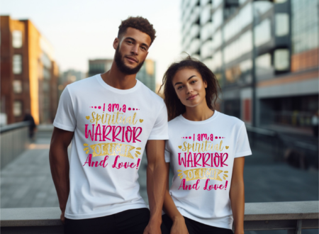 “I Am a Spiritual Warrior of Light and Love” Unisex T-Shirt